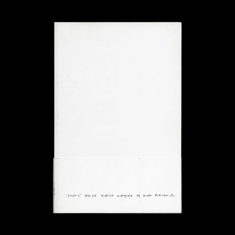 BORTHWICK, Mark. 2000-1. (Collection Martin Margiela Autumn 