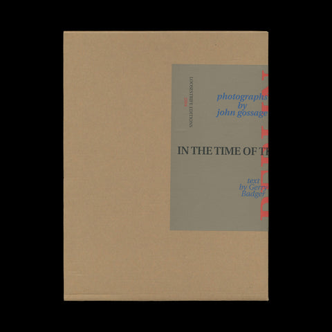 GOSSAGE, John. Berlin in the Time of the Wall... (Bethesda, MD): Loosestrife Editions, 2004. PRESENTATION COPY