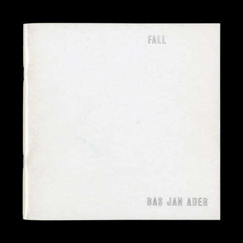 ADER, Bas Jan. Fall. [Los Angeles]: [privately printed], [1970].