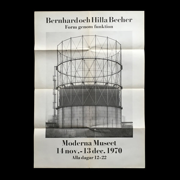 BECHER, Bernd and Hilla. Form genom funktion... (Stockholm): (Moderna Museet), (1970).