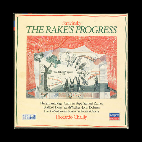 HOCKNEY, David. Stravinsky. The Rake's Progress... London: The Decca Record Company Limited, 1984. ASSOCIATION COPY