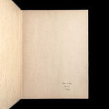 SISKIND, Aaron. Photographs. New York City: Horizon Press, 1959. -PRESENTATION COPY