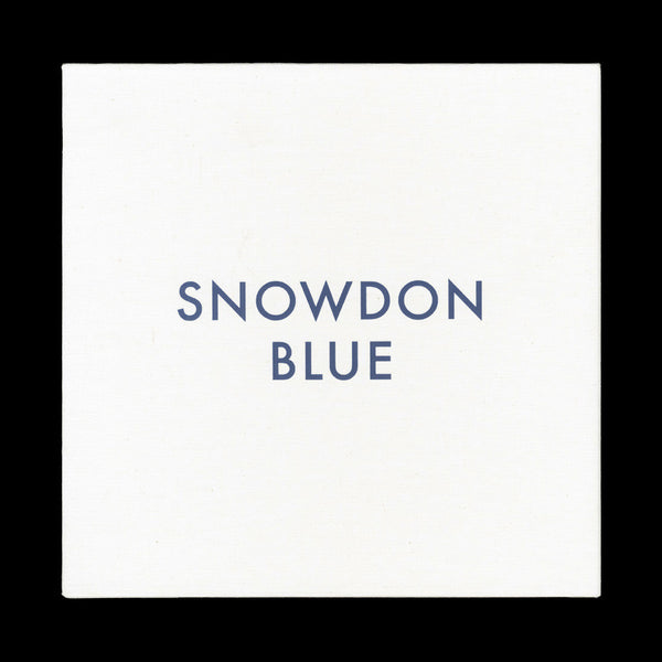 SNOWDON. Snowdon Blue. (Stockholm: Acne Studios, 2012).